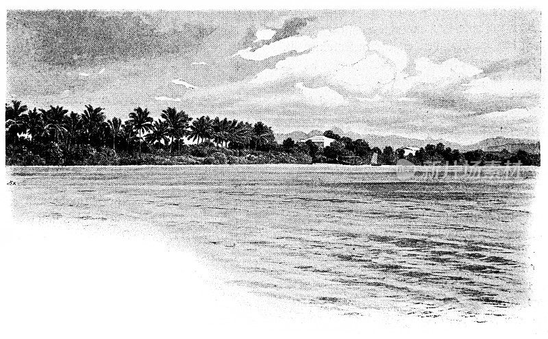 巴河位于斐济的Viti Levu岛